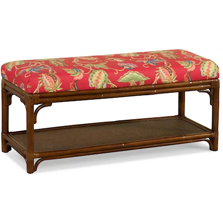 Bed Bench w/ Lower Shelf